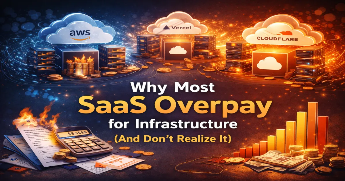 Why Most SaaS Overpay for Infrastructure (And Don’t Realize It)